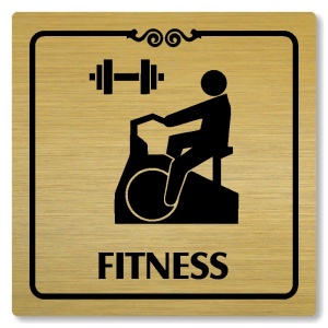 Fitness, 148x148mm, zlatá, Texas